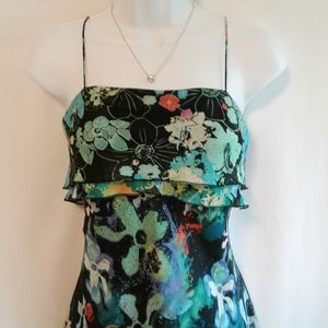 Thalia Sodi Layered Strappy Mini Dress Size M